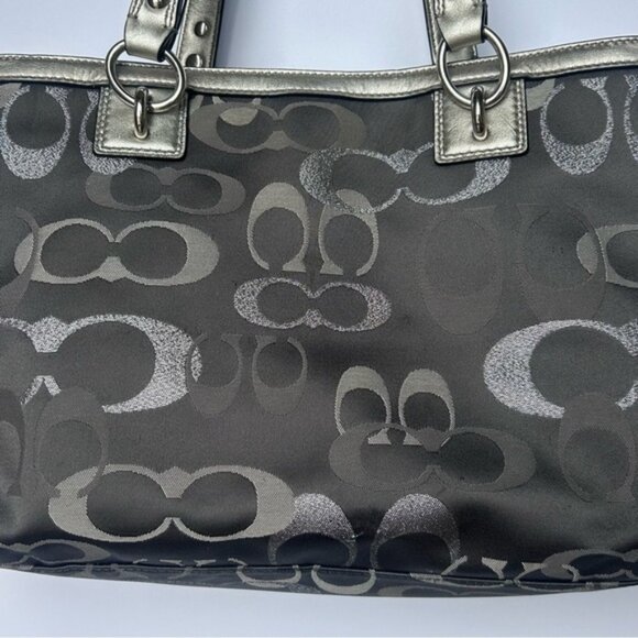Coach Penelope Lurex Gallery Signature Tote - Picture 4 of 12